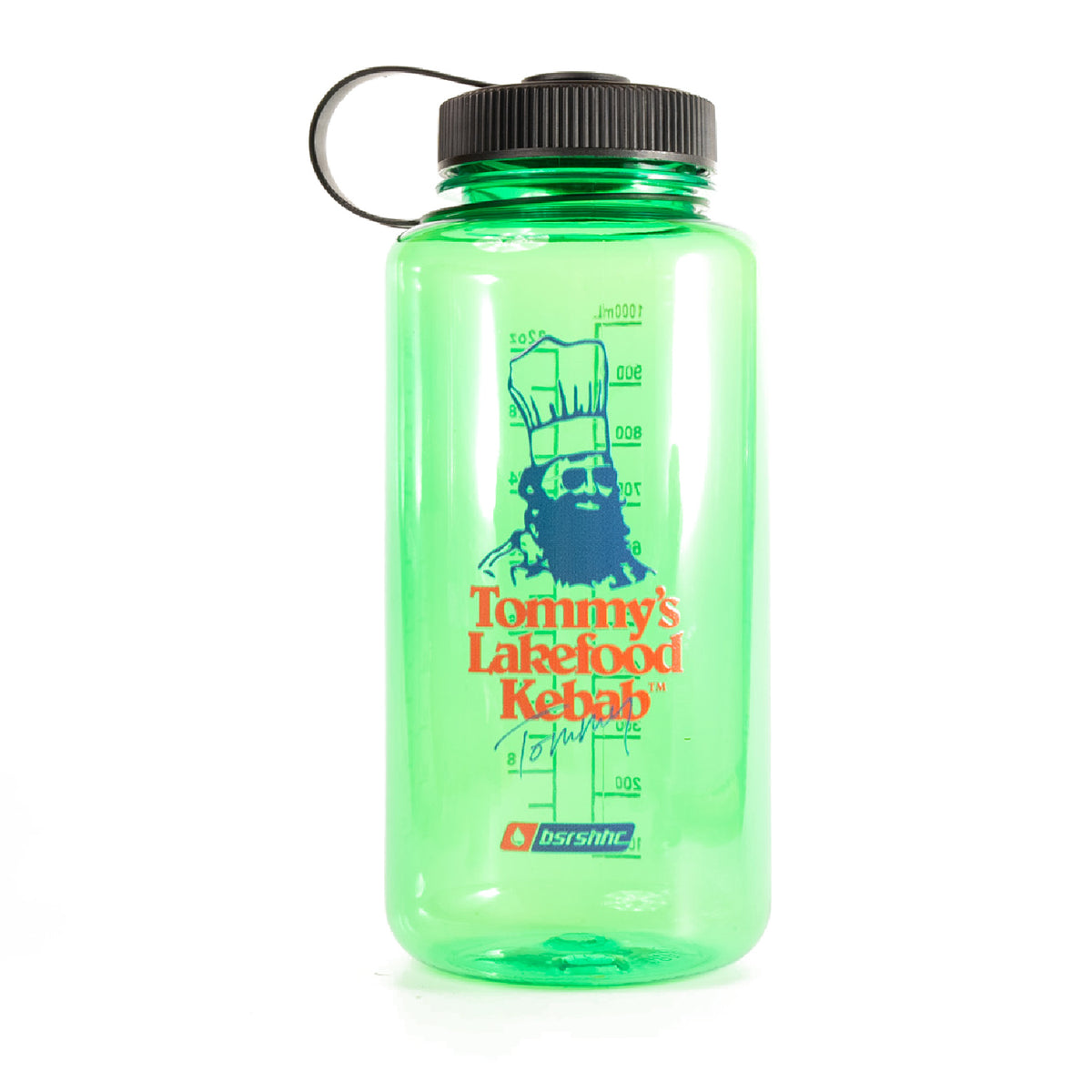 BASSERS UNITED® Lakefood Kebab WATER BOTTLE [GREEN] - Bass Fishing Lifestyle Apparel