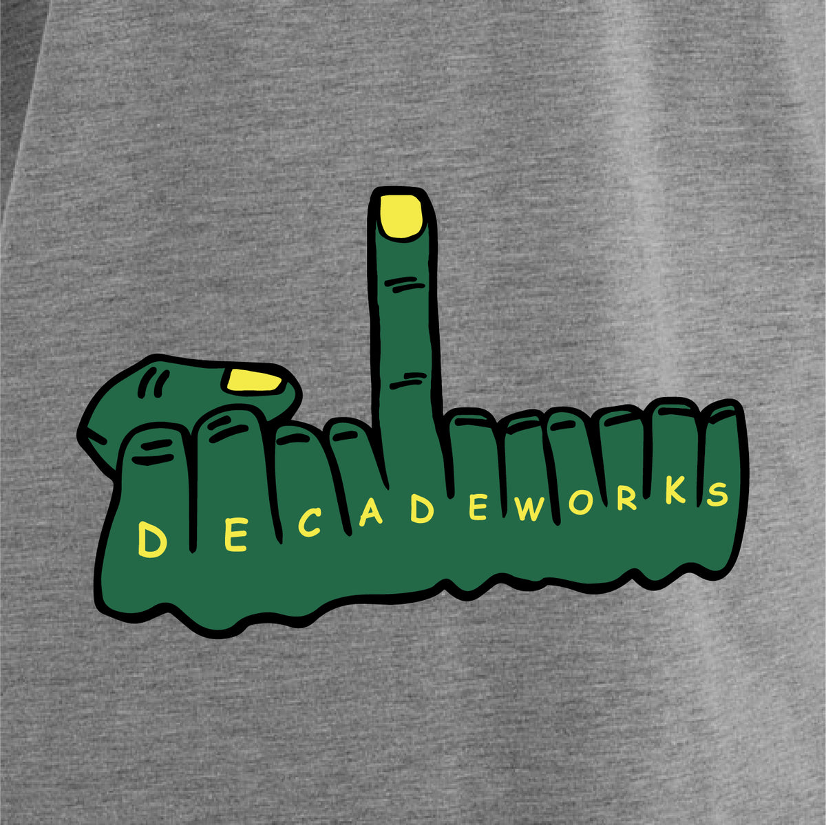 BASSERS UNITED® DWS Hand in Hand T-SHIRT [GRAY] - Bass Fishing Lifestyle Apparel 2