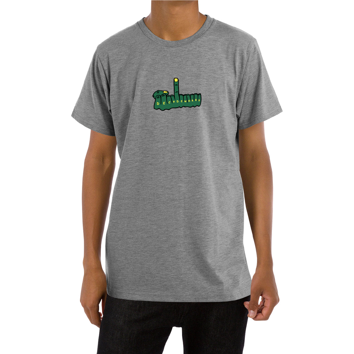 BASSERS UNITED® DWS Hand in Hand T-SHIRT [GRAY] - Bass Fishing Lifestyle Apparel