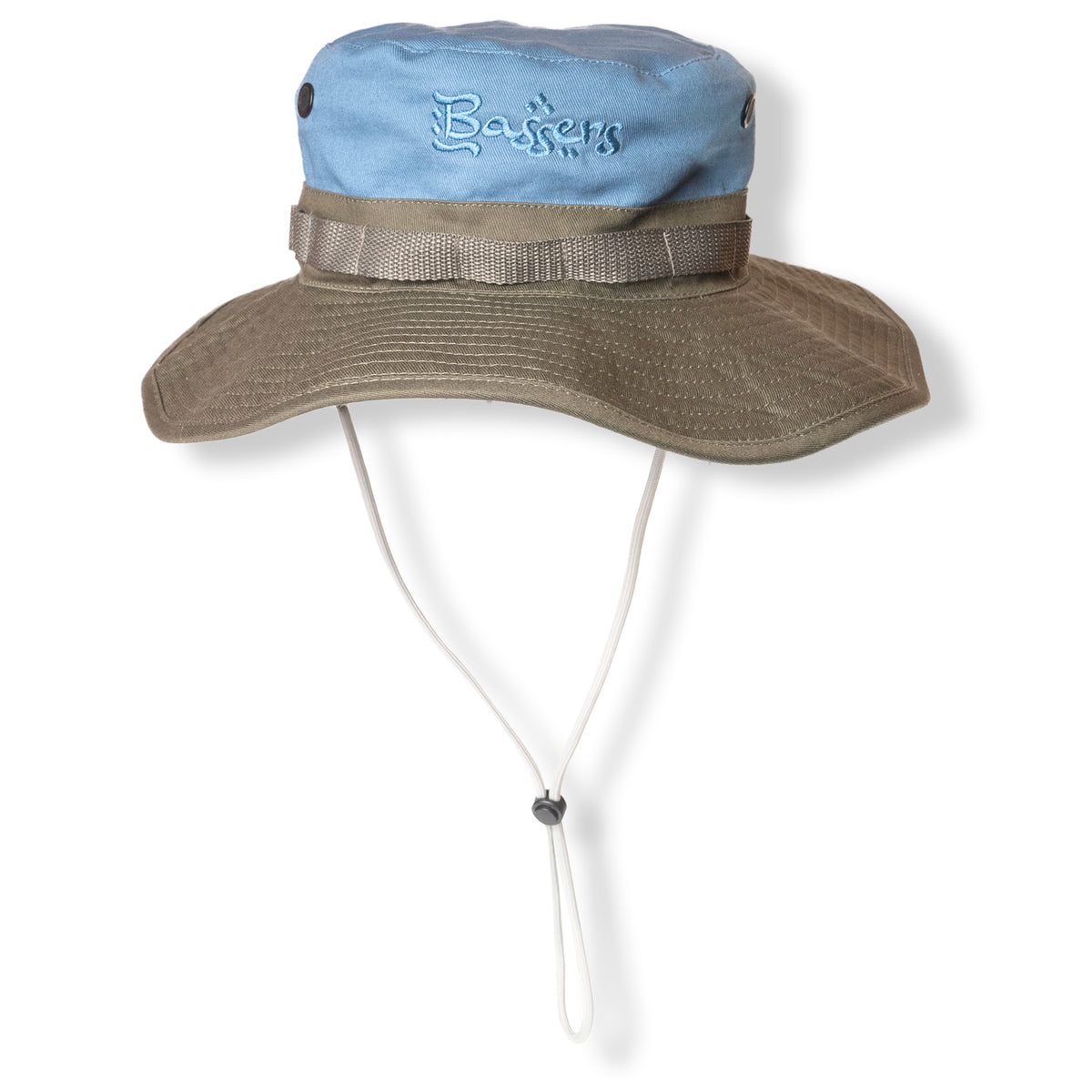 BASSERS UNITED® BASSERS JUNGLE HAT [BLUE] - Bass Fishing Lifestyle Apparel