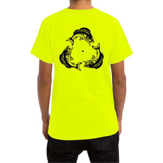 DELTA FISH T-SHIRT [SAFETY GREEN]