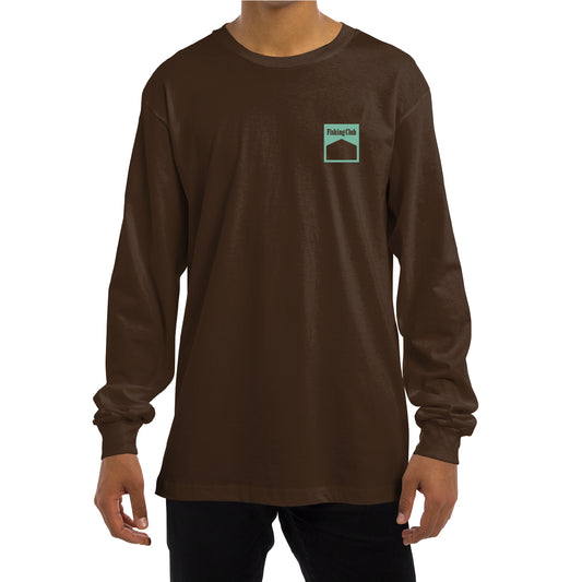 FISHING CLUB LONG SLEEVE [DARK CHOCOLATE]