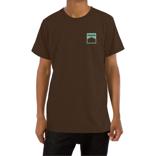 FISHING CLUB T-SHIRT [DARK CHOCOLATE]