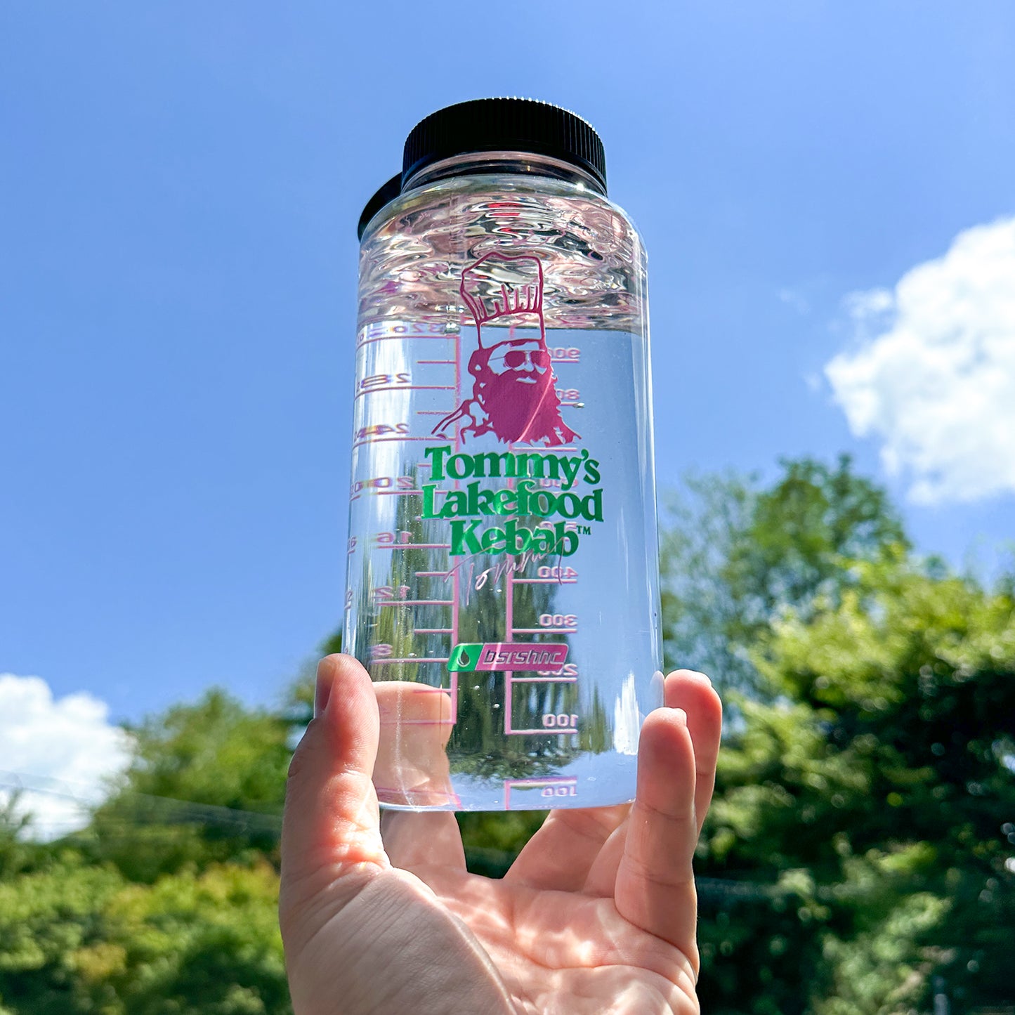 Lakefood Kebab WATER BOTTLE [CLEAR]