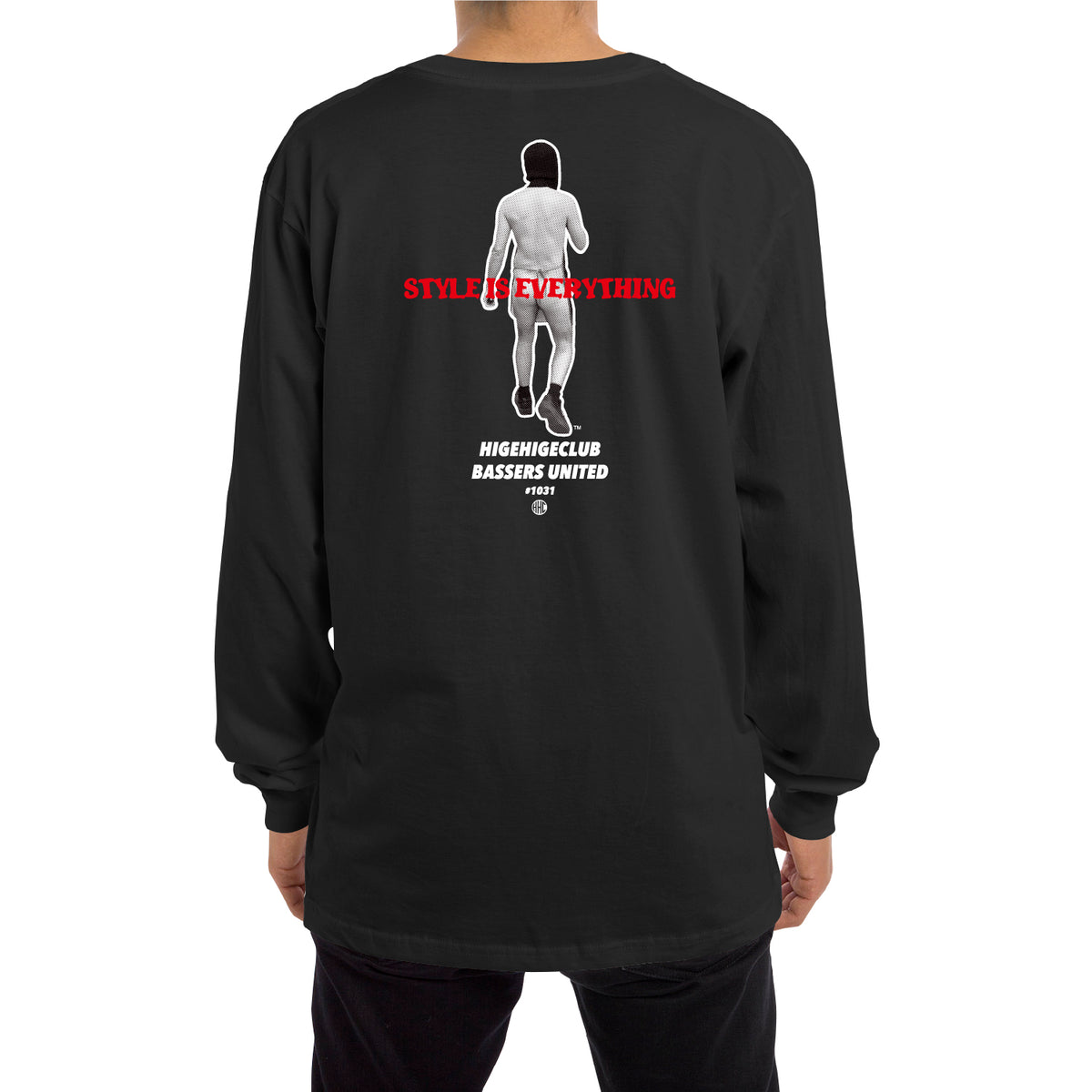 BASSERS UNITED® THE STRANGE MAN Version/02 [BLACK] - Bass Fishing Lifestyle Apparel 2