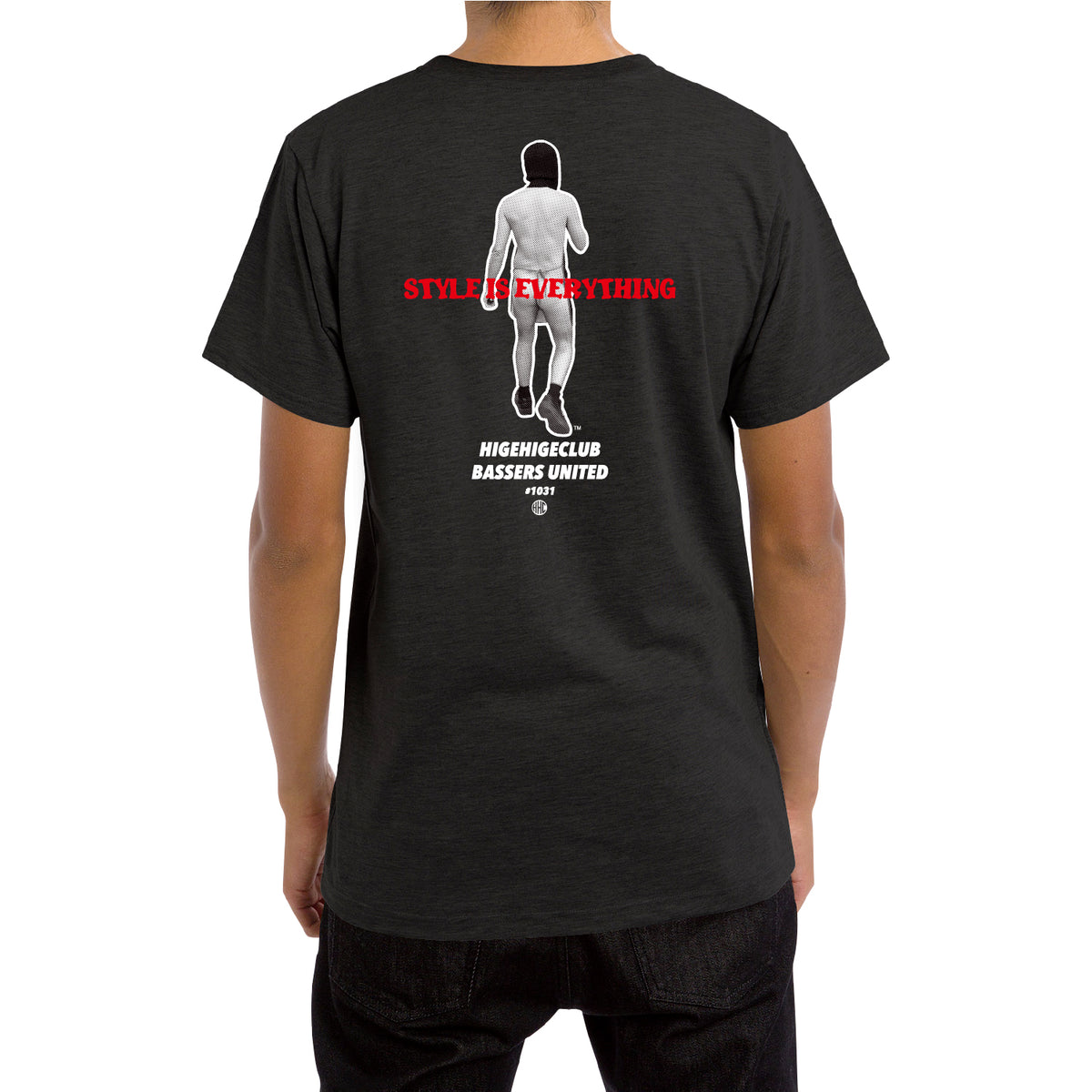 BASSERS UNITED® THE STRANGE MAN Version/02 [BLACK] - Bass Fishing Lifestyle Apparel 4