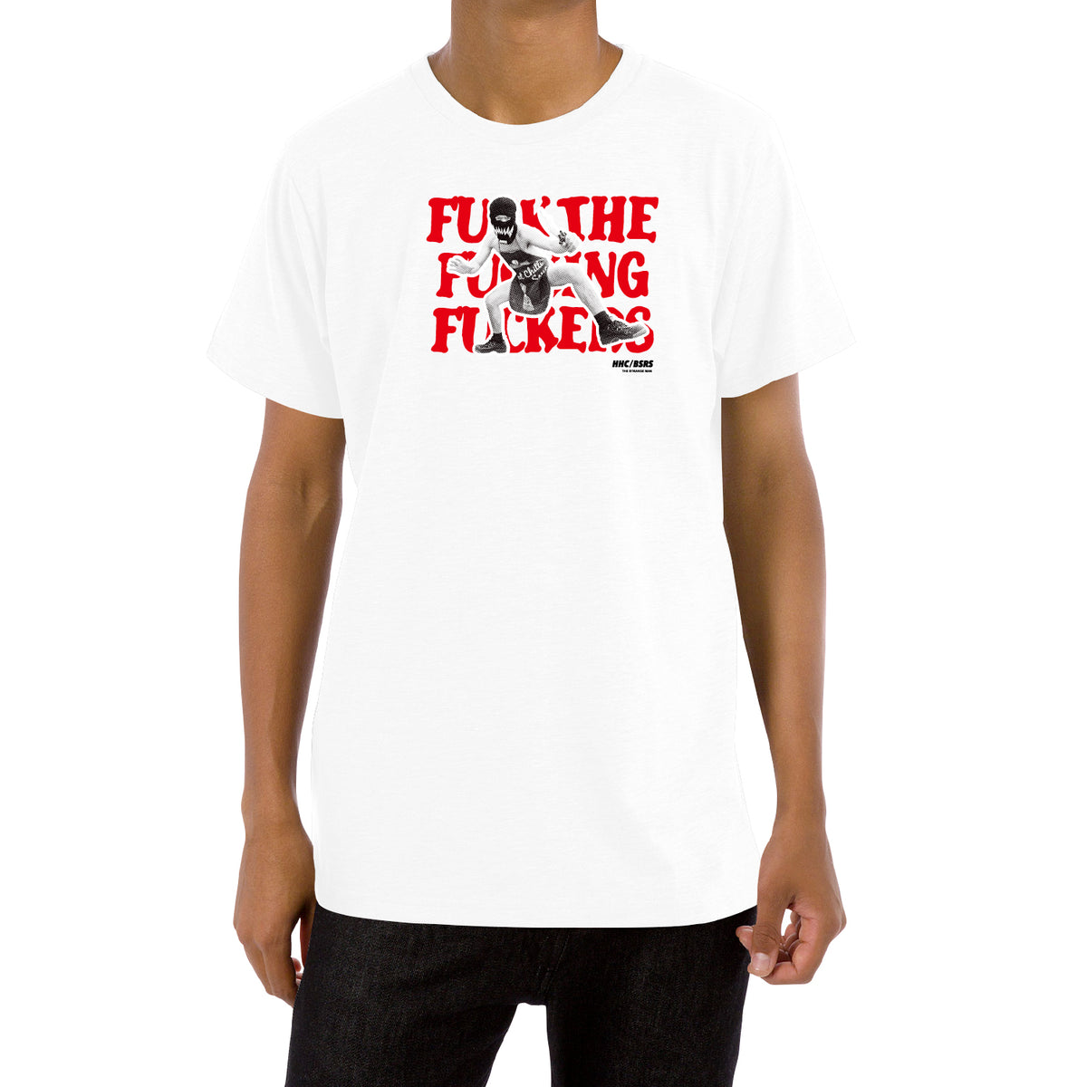 BASSERS UNITED® THE STRANGE MAN Version/02 [WHITE] - Bass Fishing Lifestyle Apparel 3