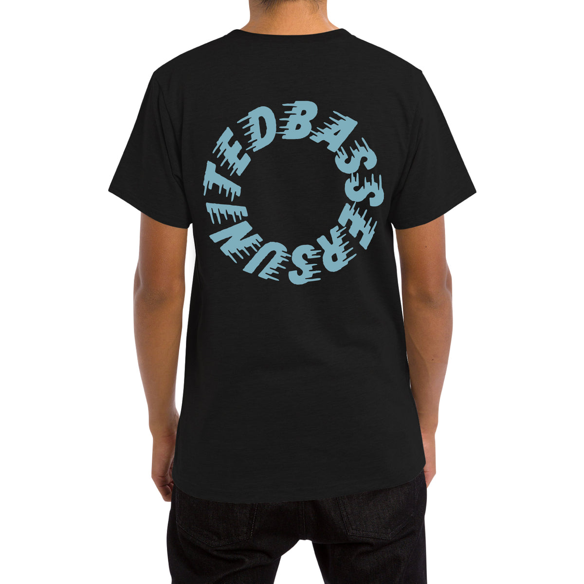 BASSERS UNITED® CIRCLE T-SHIRT [BLACK] - Bass Fishing Lifestyle Apparel