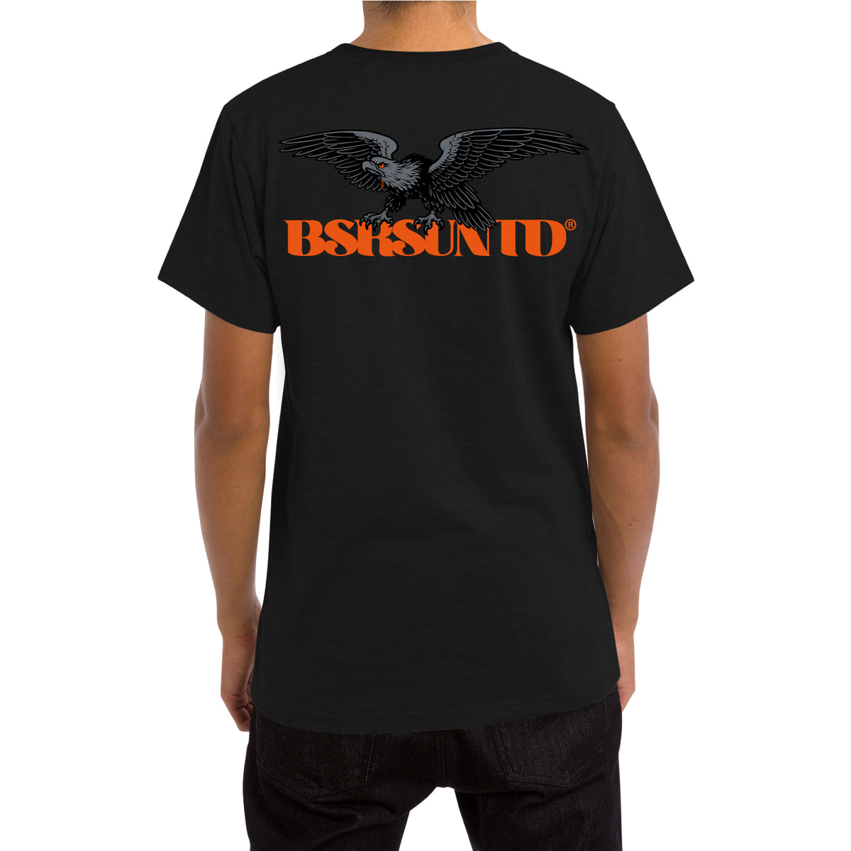 BASSERS UNITED® EAGLE T-SHIRT [BLACK] - Bass Fishing Lifestyle Apparel