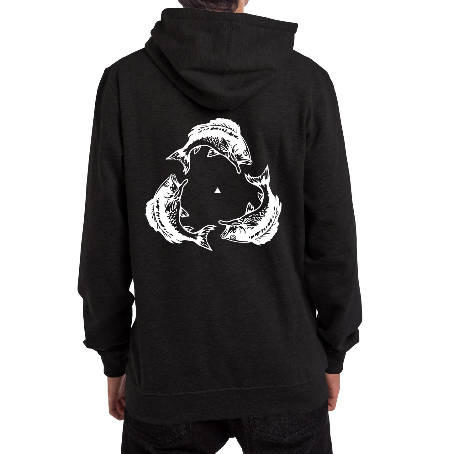 DELTA FISH HOODED [BLACK]