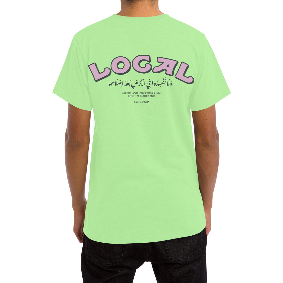 BASSERS UNITED® LOCAL T-SHIRT [MINT GREEN] - Bass Fishing Lifestyle Apparel