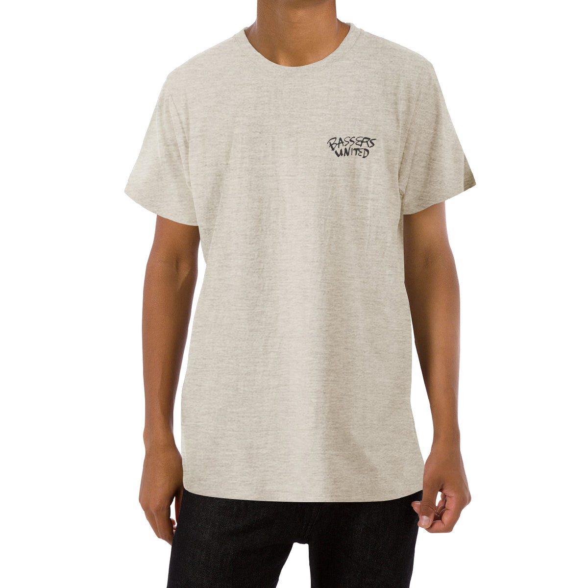 BASSERS UNITED® GOT CAUGHT UP TEE［Oatmeal] - Bass Fishing Lifestyle Apparel 2