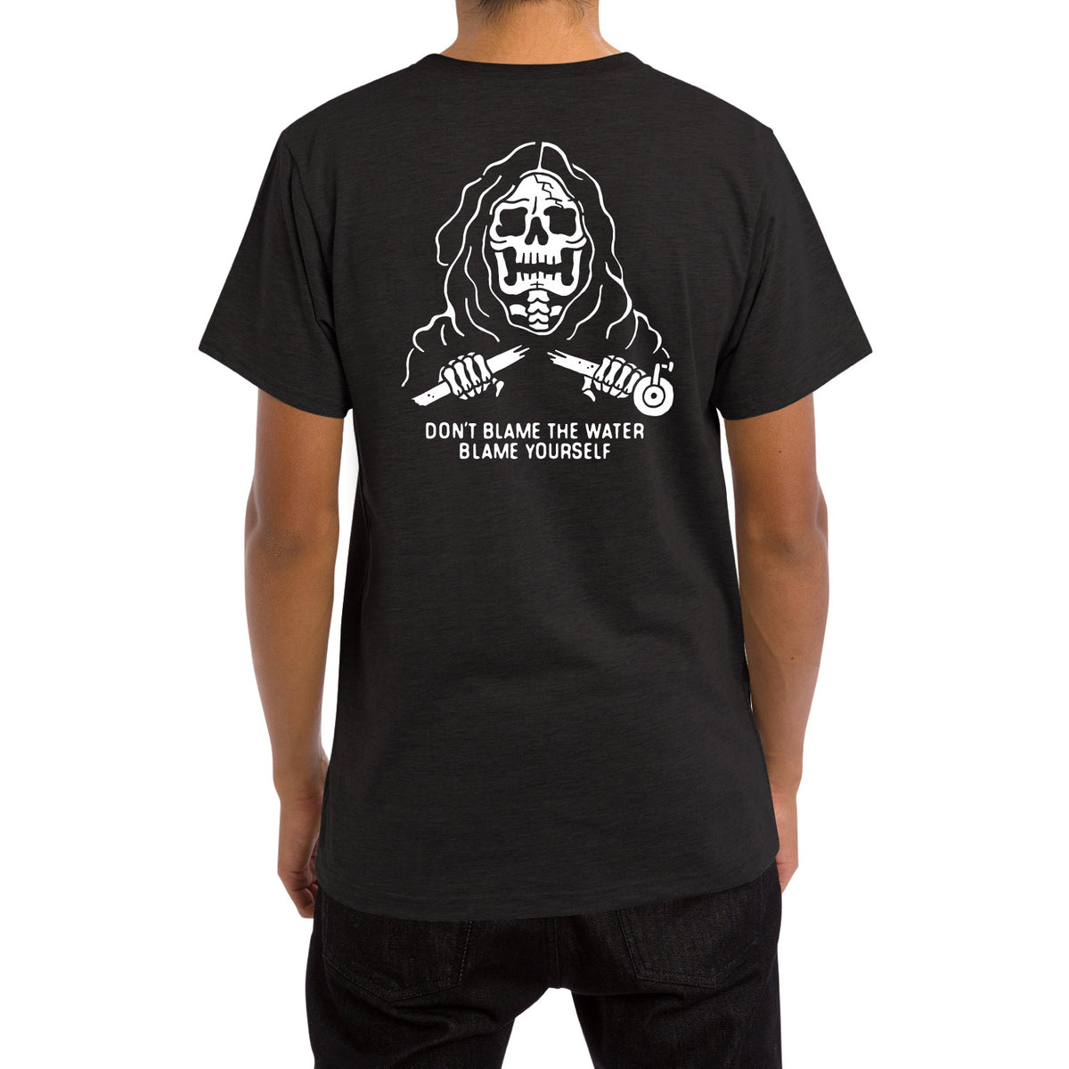 BASSERS UNITED® REAPER Tee  [BLACK] - Bass Fishing Lifestyle Apparel