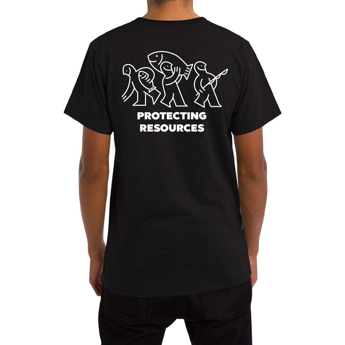 BASSERS UNITED® SAVE Tee [BLACK] - Bass Fishing Lifestyle Apparel