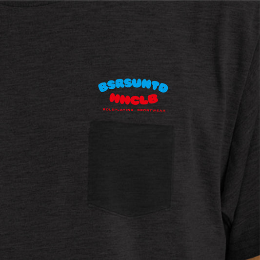 W LOGO Pocket Tee [BLACK]