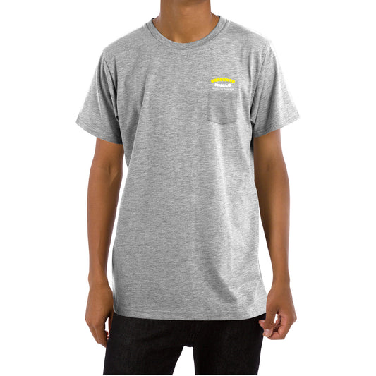 W LOGO Pocket Tee [MIX GRAY]