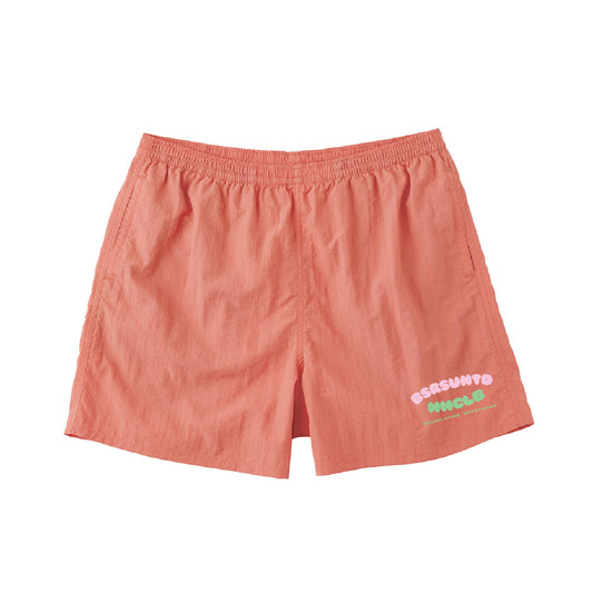 W LOGO Shorts [CORAL]